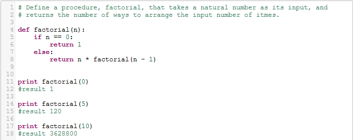 Wie man ein faktorielles Programm in Python schreibt