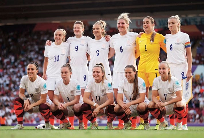 photo of England women’s football team