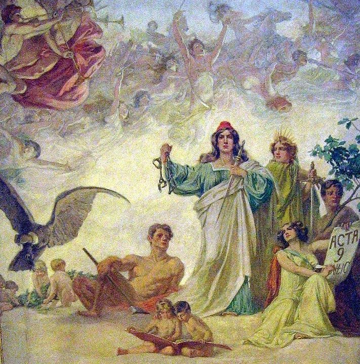 Allegory of the Declaration of Independence, by Luis de Servi