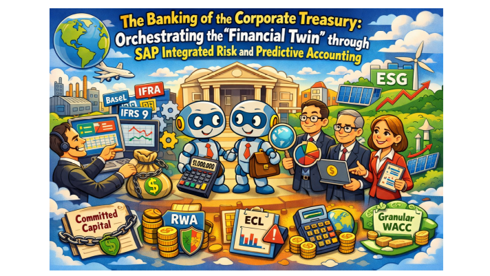 The Banking of the Corporate Treasury: Orchestrating the “Financial Twin” through SAP Integrated…