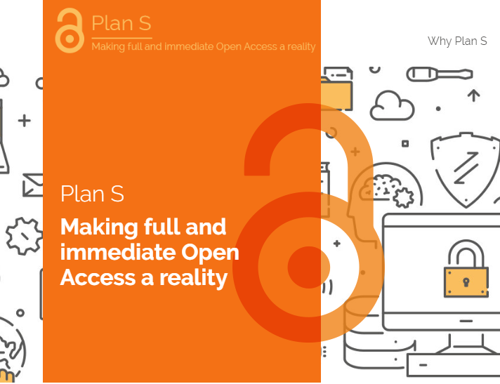 Plan S document image with text -making full and immediate Open Access a reality