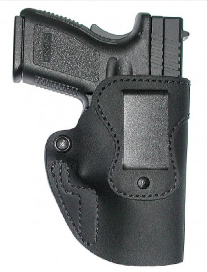 Gun in a holster