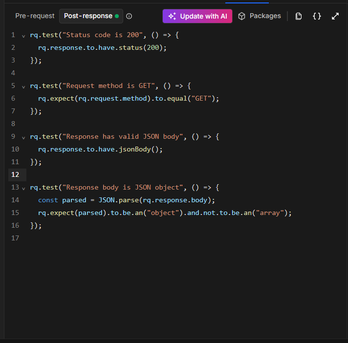 Automate API Testing via Scripts in Requestly