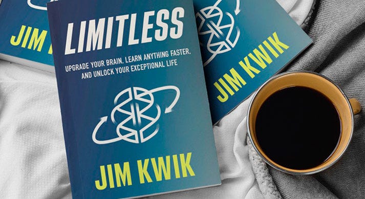 A picture of Jim Kwik's book—LImitless