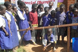 Students in Malawi learn the importance of hand-washing 