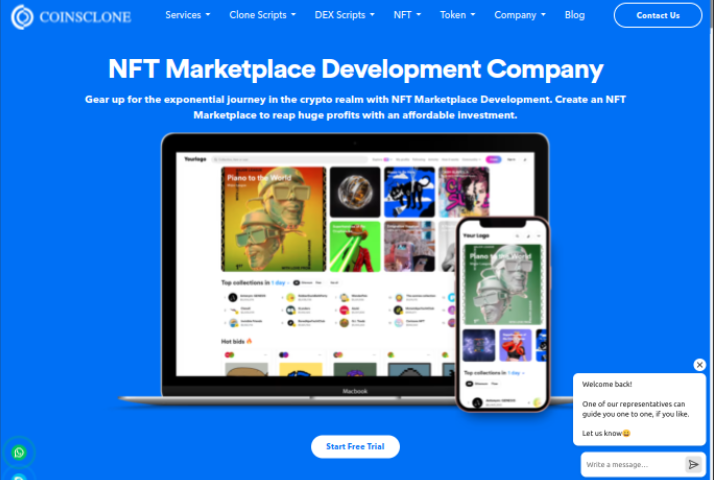 Coinsclone NFT Marketplace Development Company
