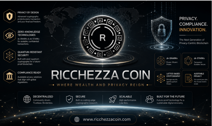 Ricchezza Coin: The Future of Privacy, Compliance, and Quantum-Resistant Cryptocurrency in 2026