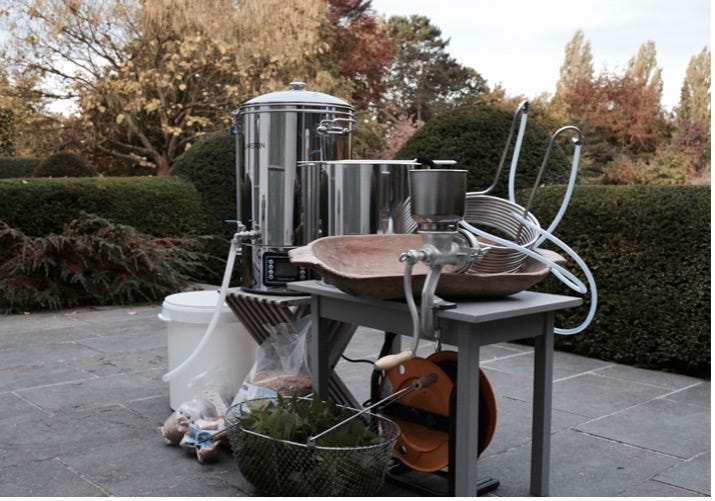 A Reasonably High-End All-Grain Homebrewing Setup (Comparable to bioreactors used in upstream bioprocessing)