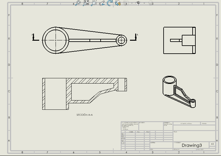 SolidWorks drawing