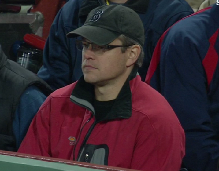 Matt Damon Red Sox