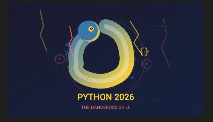 Why Python Is Secretly the Most Dangerous Skill You Can Learn in 2026