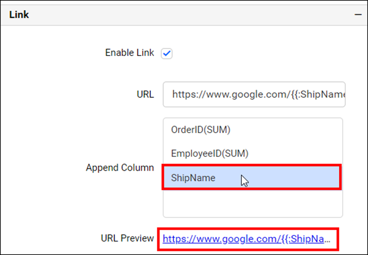 Adding and Appending URL