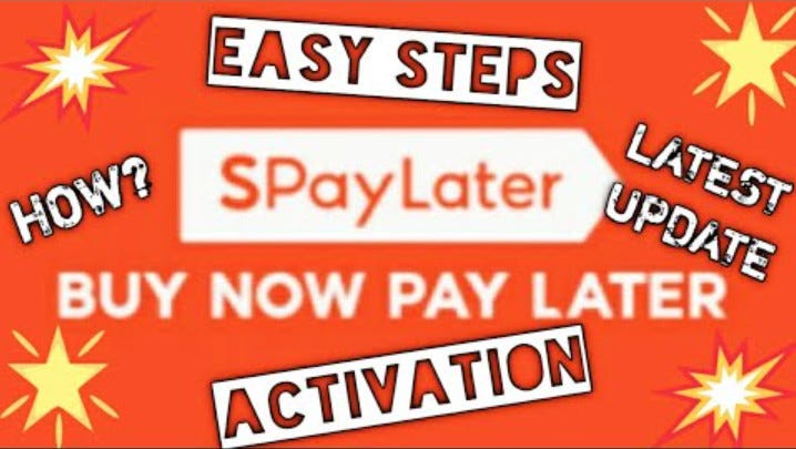 Activate Shopee Paylater