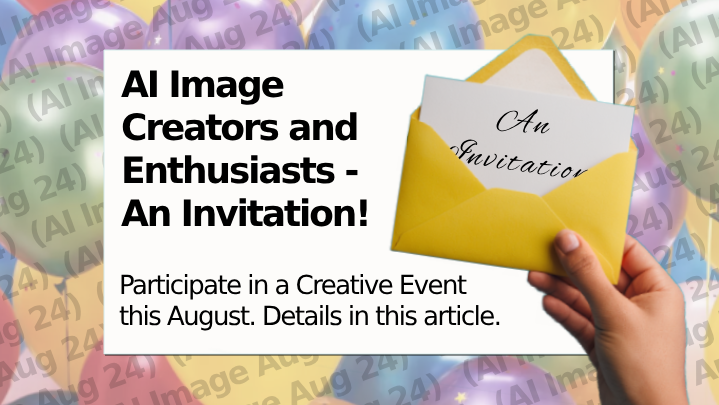 AI Image Creators and Enthusiasts — An Invitation!