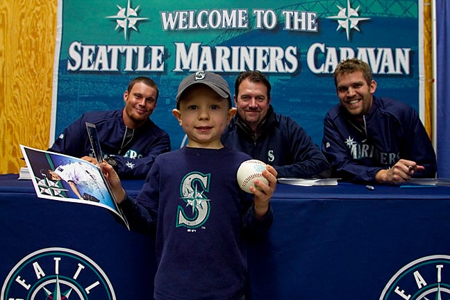 Jay Buhner Raises 12th Man Flag, by Mariners PR