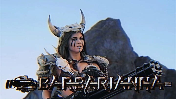 Barbarianna in Kung Fury