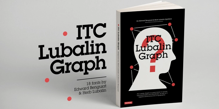 ITC Lubalin Graph Modern Slab Serif Font for Logo Design