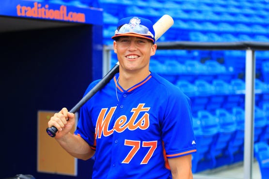 Nimmo hit .278 with 51 RBIs across two levels last season. (Gordon Donovan/MiLB.com)