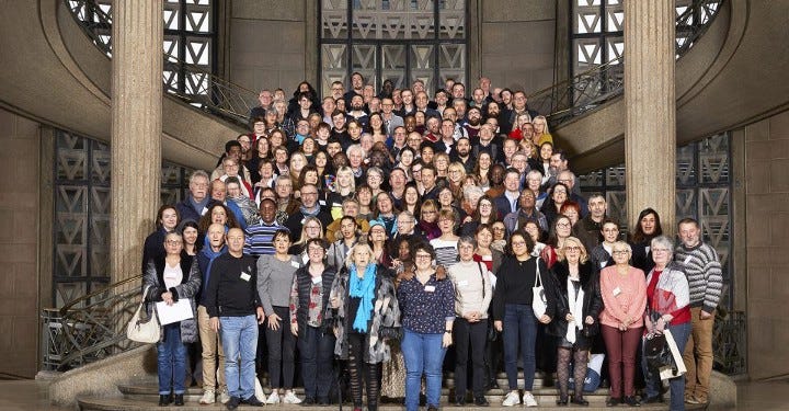 Image: the 150 members of the Citizens’ Convention on Climate. Source: https://www.conventioncitoyennepourleclimat.fr/
