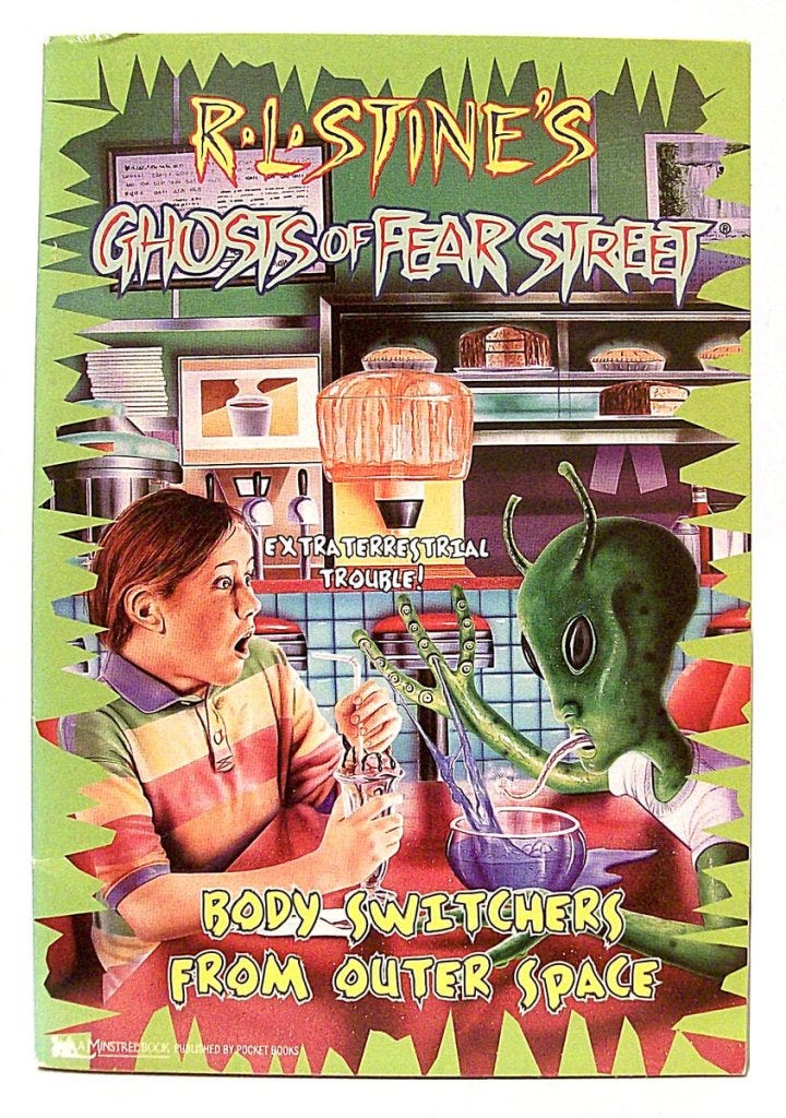Ghosts of Fear Street: Body Switchers from Outer Space front cover art