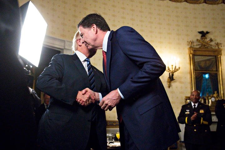 Image result for comey tapes