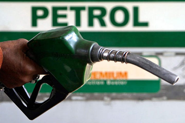 Why are petrol prices not decreasing with the fall in global crude oil prices?