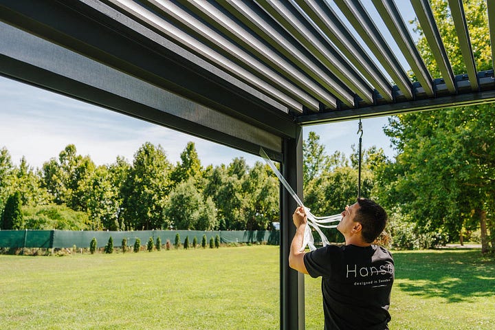 Avis sur le kit pergola en aluminium Hansø