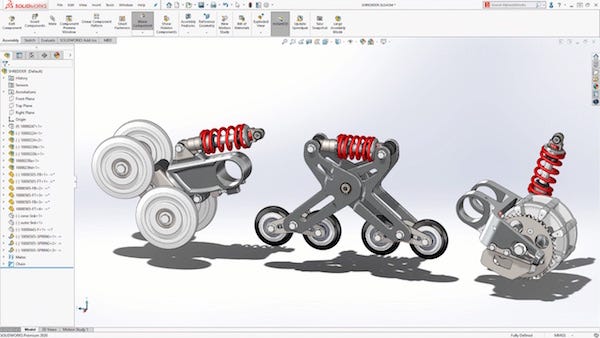 Solidworks launch screen