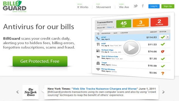 Fintech Startup BillGuard - Early Product/MVP
