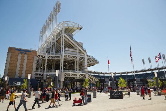 Cleveland Indians at Progressive Field by MB Matthews