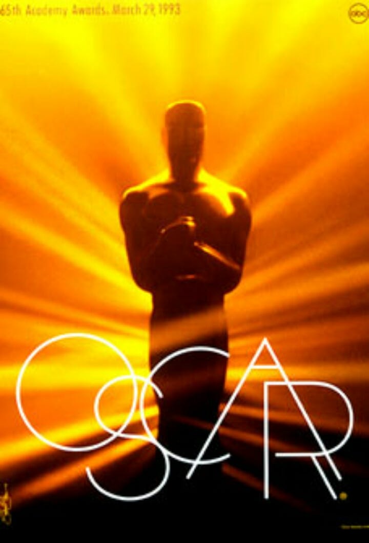 The 65th Annual Academy Awards (1993) | Poster