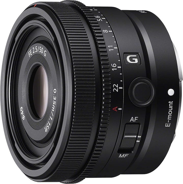 Sony FE 50mm F2.5 G