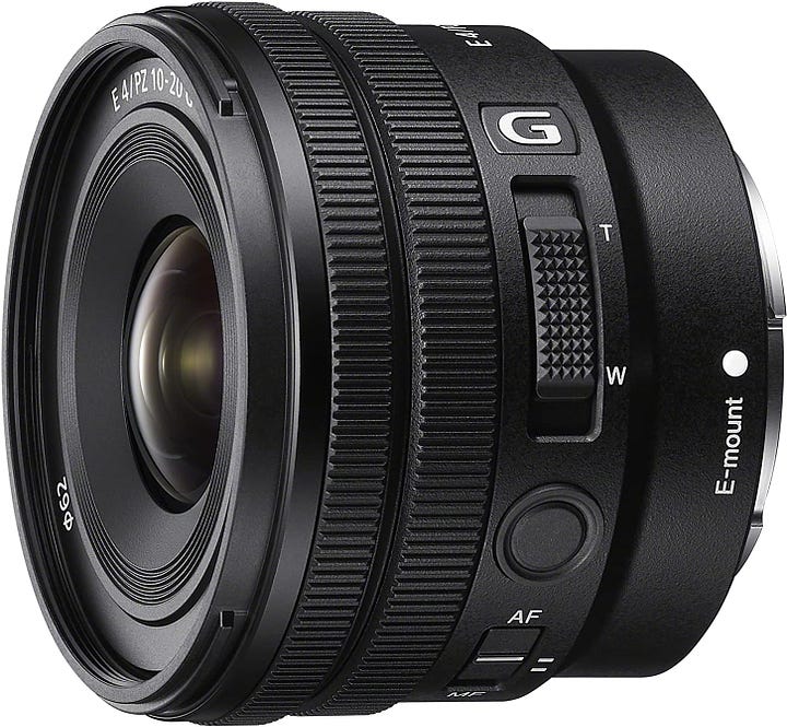 Sony E PZ 10–20mm F4 G