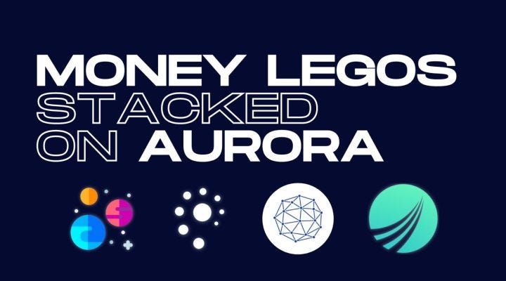 Money legos stacked on Aurora