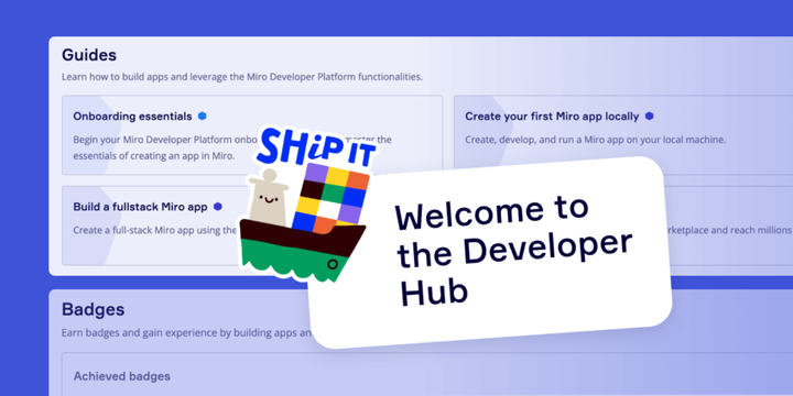 header graphic showing Developer Hub page