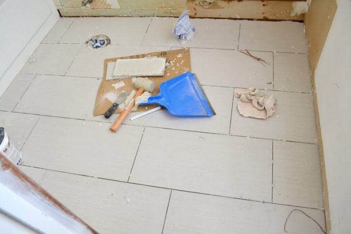 master bath tile job 2015