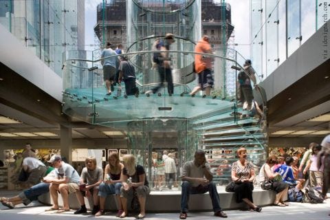 The Apple Store, Fifth Avenue, New York City