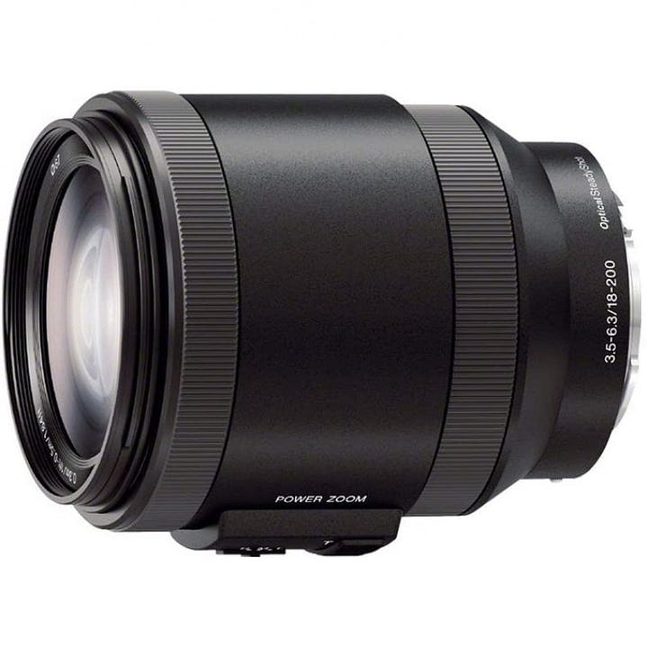 Sony E PZ Lens 18–200mm F3.5–6.3 OSS