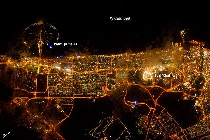 Searching for Artificial Light Sources in the Solar System Based on th