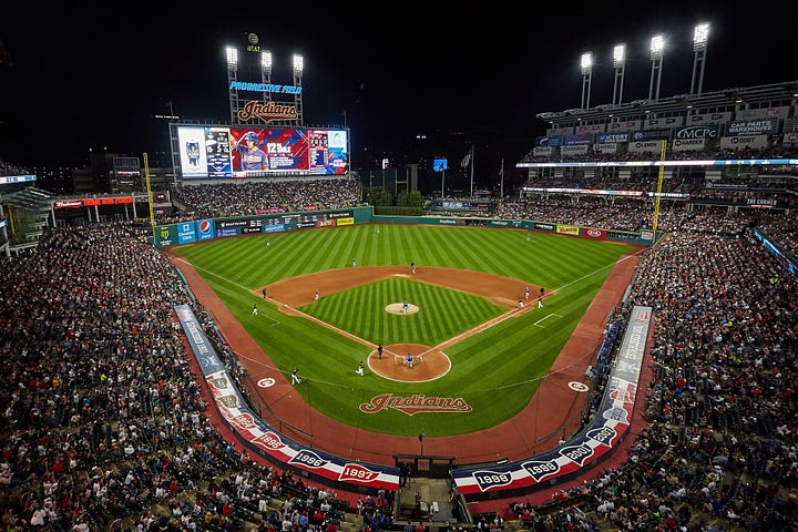 Cleveland Indians Francisco Lindor and Carlos Carrasco crash wedding  pictures at Progressive Field, by Cleveland Guardians