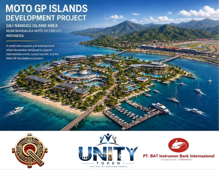 UNITY TOKEN TO POWER BLOCKCHAIN TOKENIZATION OF MOTO GP ISLAND DEVELOPMENT IN INDONESIA