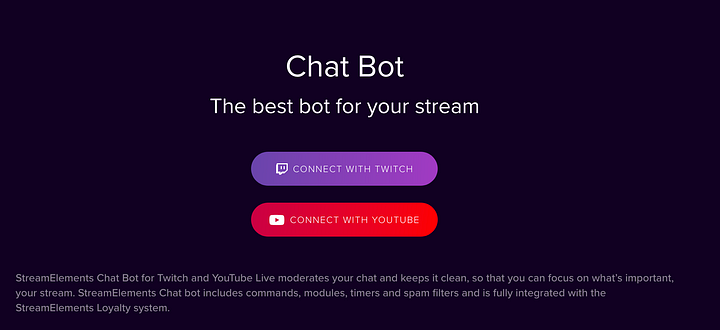 The ideal OBS chatbot for your Twitch stream