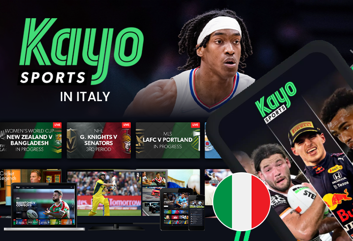 Kayo Sports in Italy