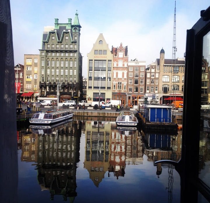 De Wallen Street and Channels in Amsterdam