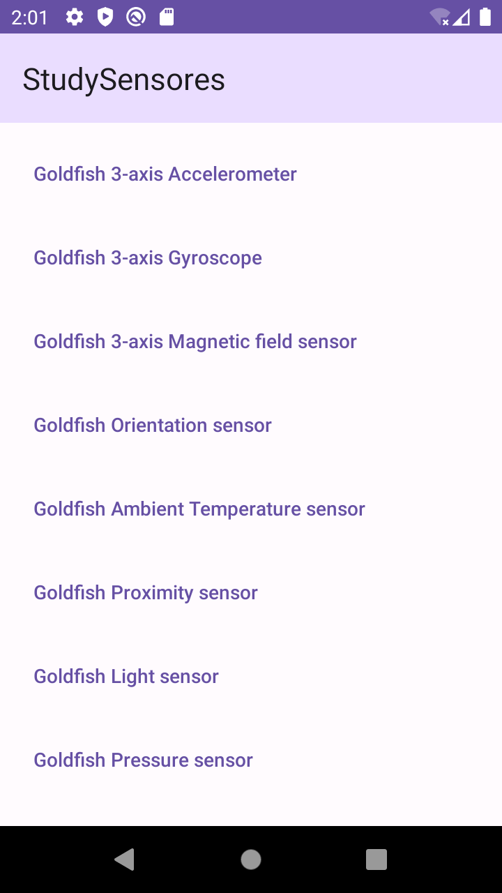Jetpack Compose + Jetpack Navigation + Sensors