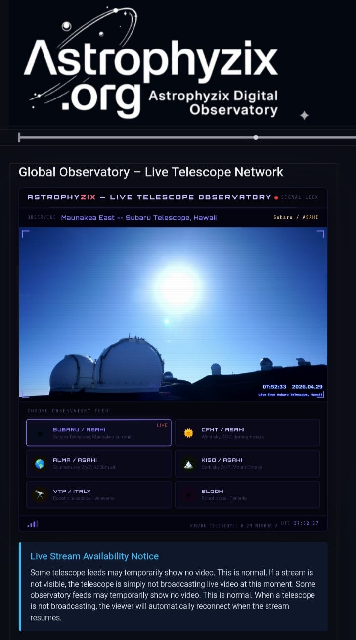 Astrophyzix Unveils the Global Observatory Viewer?—?A Free Unified Int