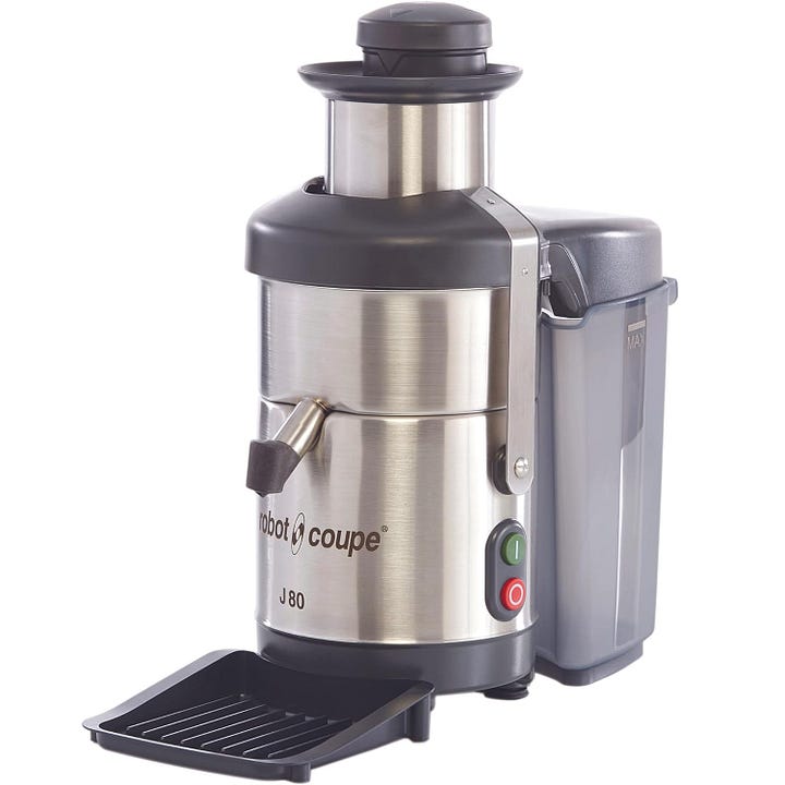 Robot Coupe J80 Ultra Automatic Juicer with Pulp Ejection — 120V, 3000 RPM — Best Commercial Juicers for Restaurants (Reviews) — walfosbrand.com