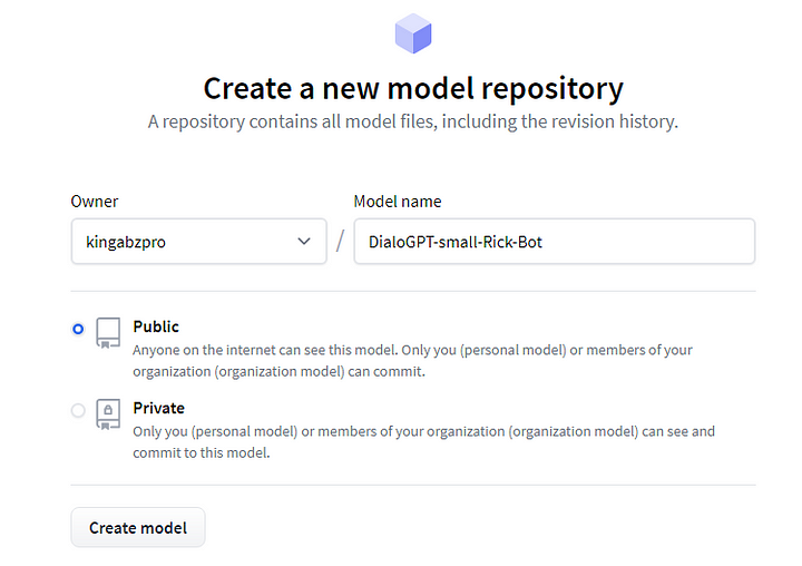 model repository discord