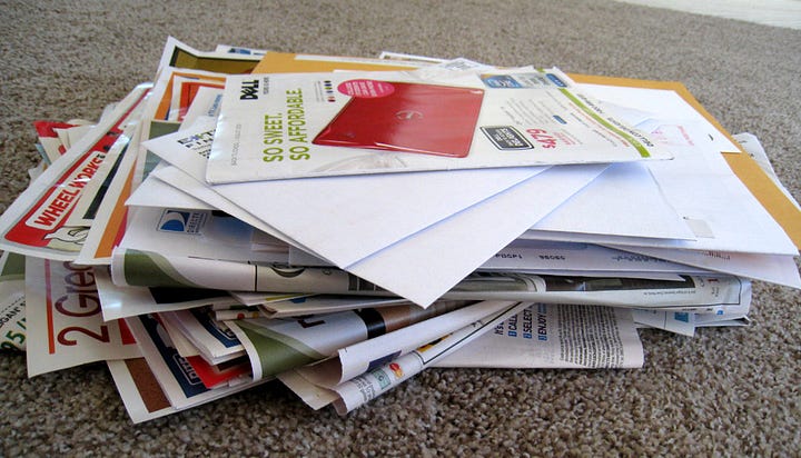 Junk mail — direct mail