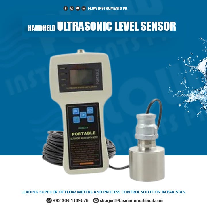 Handheld ultrasonic level sensor